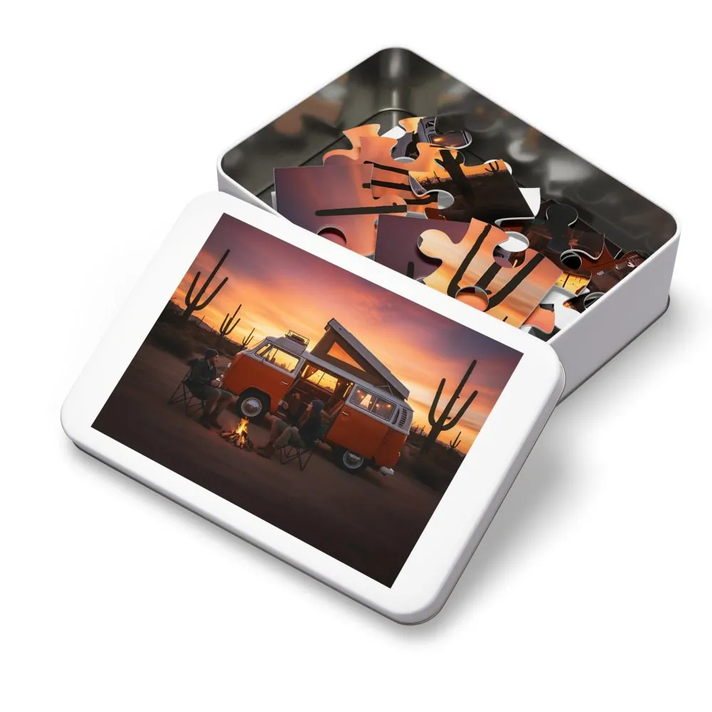 12399439309947692057_2048.jpeg Jigsaw Puzzle with — Campervan Sunset Jigsaw