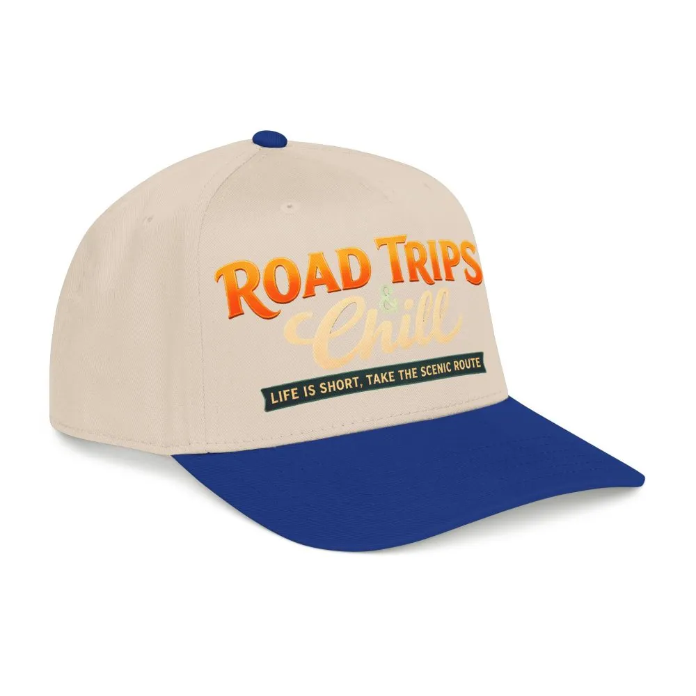 12400413421263866897_2048.jpeg Baseball Cap - "Road Trips And Chill" Design Scenic-Line