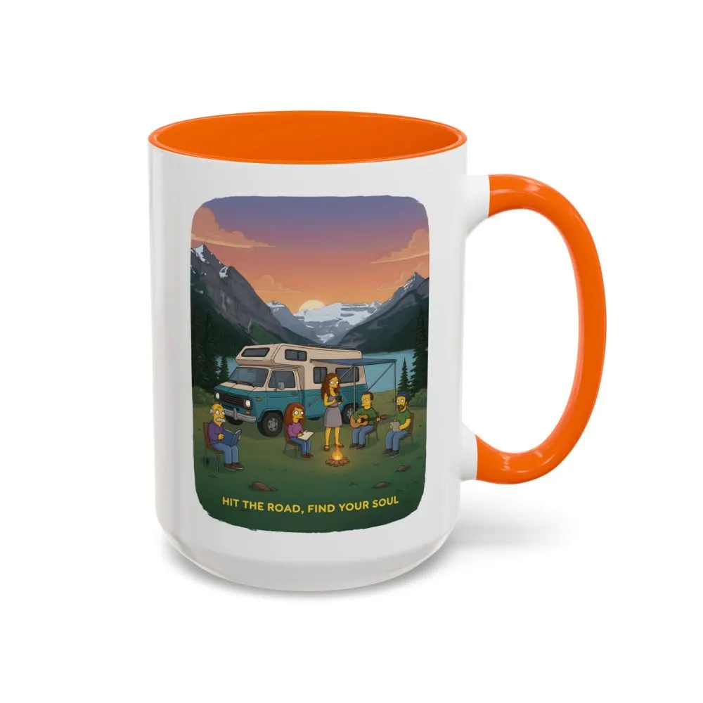 12402393260981641506_2048.jpeg Accent Coffee Mug (11, 15oz) — "Hit The Road-Find Your Soul" Design Sitcom-Line