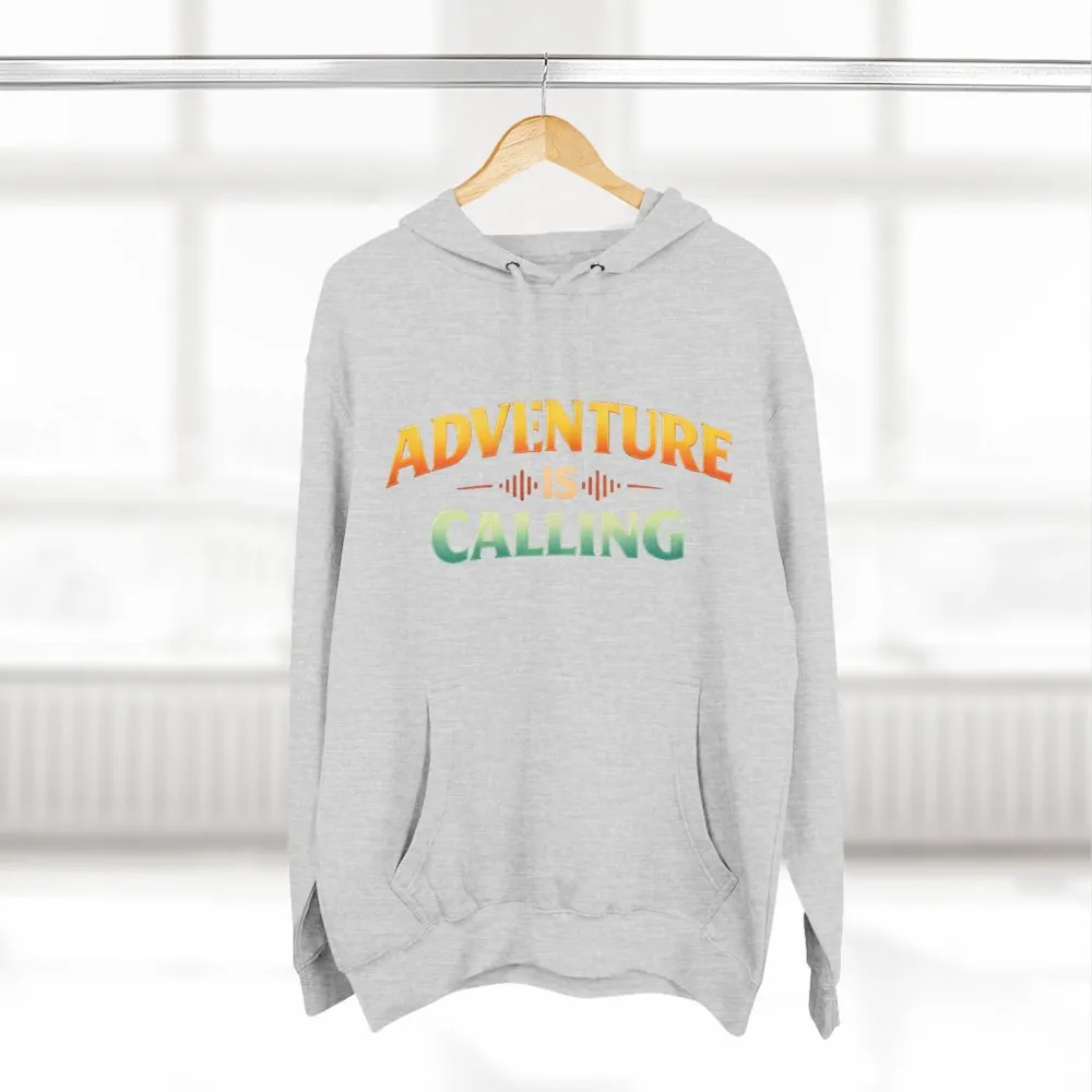 12419320358757164721_2048.jpeg Three-Panel Fleece Hoodie - "Adventure Is Calling" Design Scenic-Line