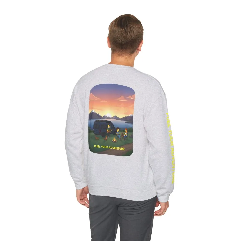 12422230548180559876_2048.jpeg Unisex Heavy Blend™ Crewneck Sweatshirt — "Fuel Your Adventure" Design Sitcom-Line