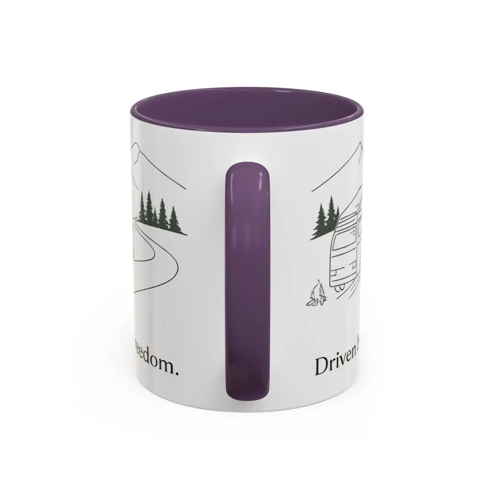 1243376761627754917_2048.jpeg Accent Coffee Mug (11, 15oz) — "Driven By Freedom" Design Minimal-Line