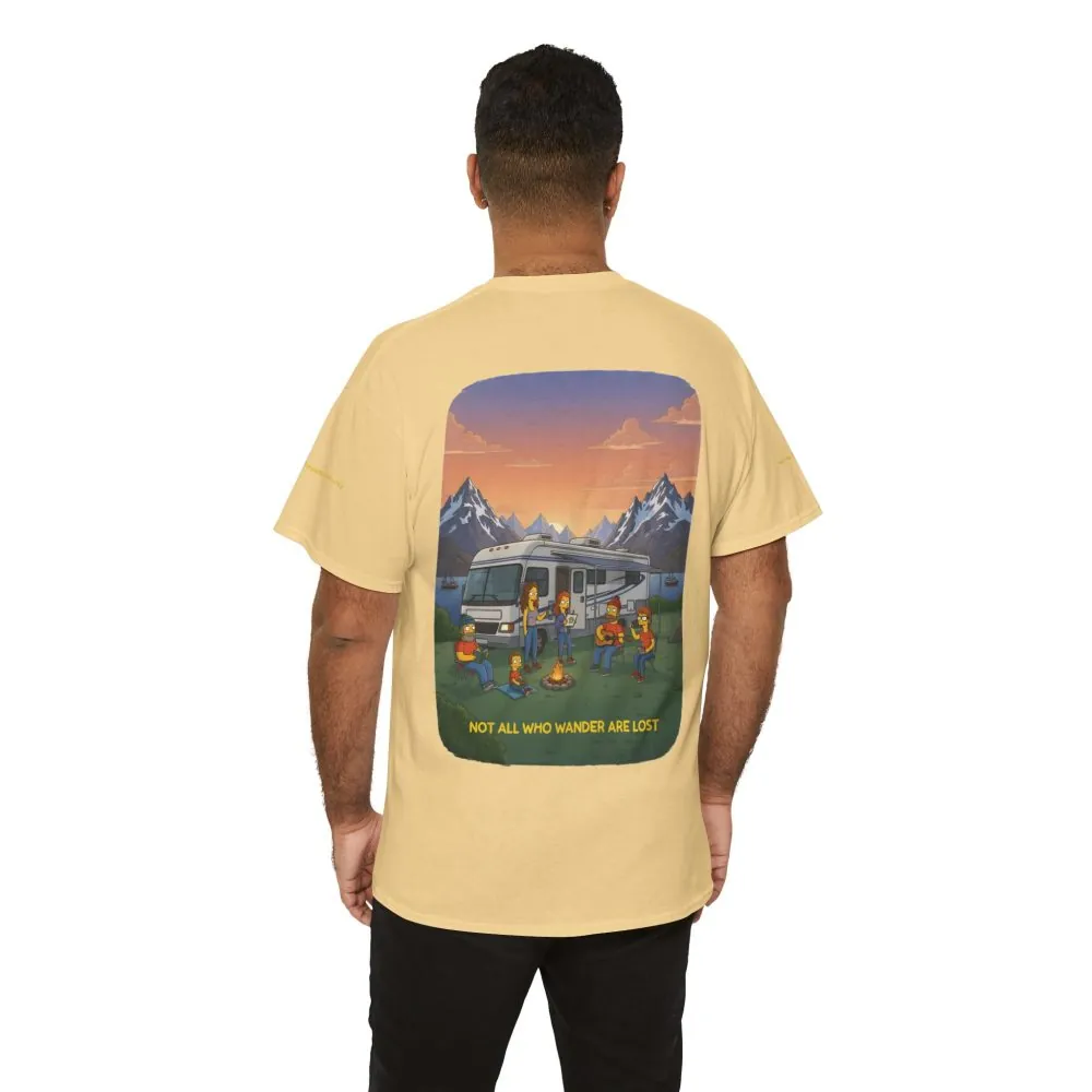 12439913296911330681_2048.jpeg Unisex Heavy Cotton Tee — "Not All Who Wander Are Lost" Design Sitcom-Line