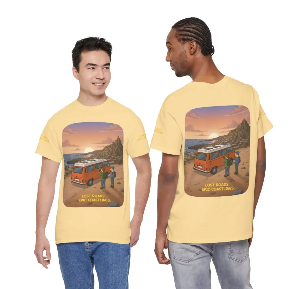 12471200149259894609_2048.jpeg Unisex Heavy Cotton Tee — "Lost Roads Epic Coastlines" Design Sitcom-Line