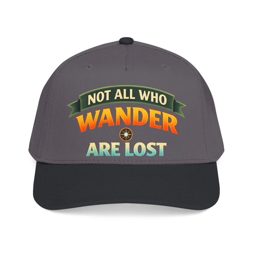 12504258191701860958_2048.jpeg Baseball Cap - "Not All Who Wander Are Lost" Design Scenic-Line
