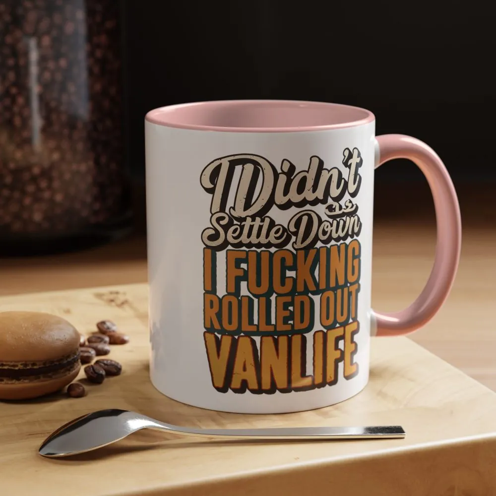 12507399132958724858_2048.jpeg Accent Coffee Mug (11, 15oz) — "Dind´t Settle Down" Design F**K-Line