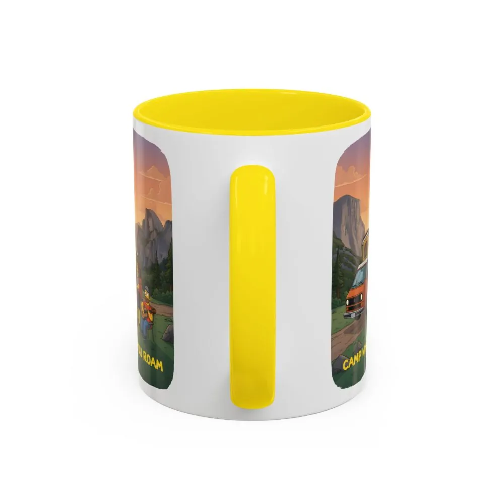 12510143776307814035_2048.jpeg Accent Coffee Mug (11, 15oz) — "Camp Where You Roam" Design Sitcom-Line