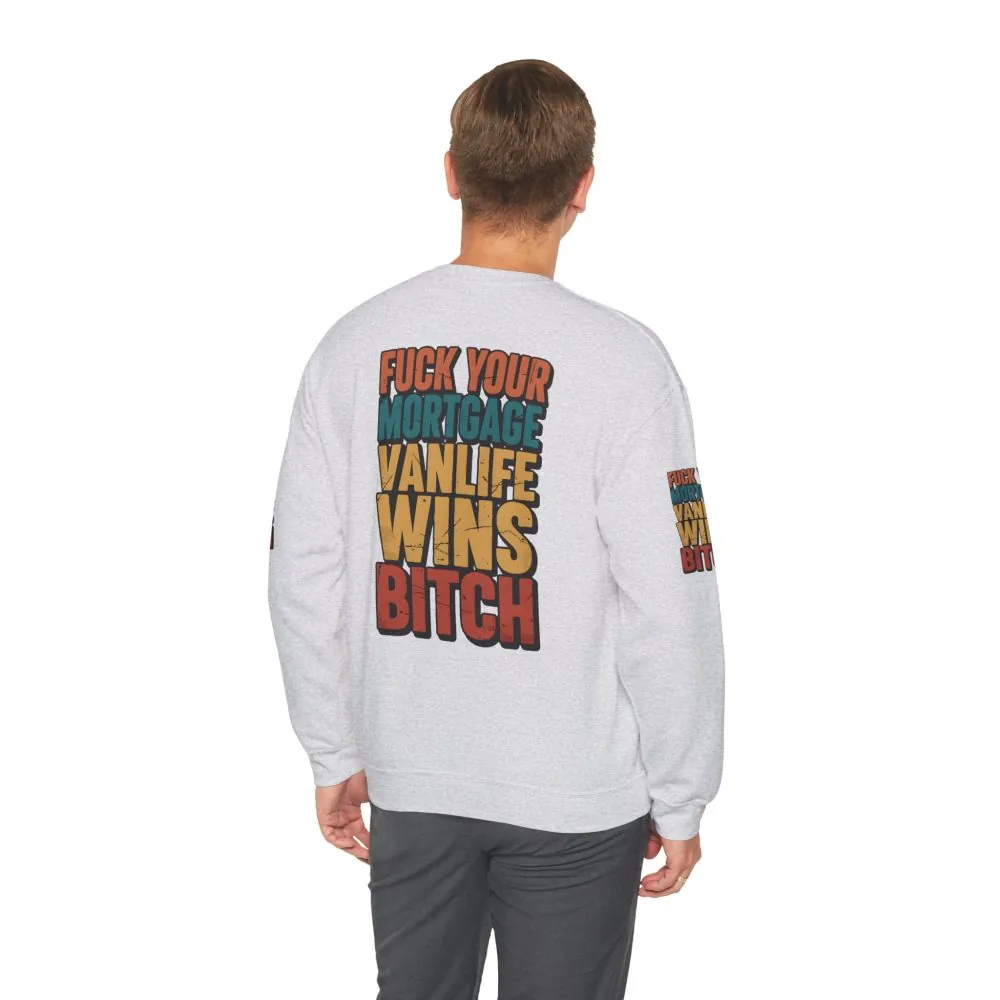 12511125923275035461_2048.jpeg Unisex Heavy Blend™ Crewneck Sweatshirt — "Fuck Your Mortgage" Design F**K-Line