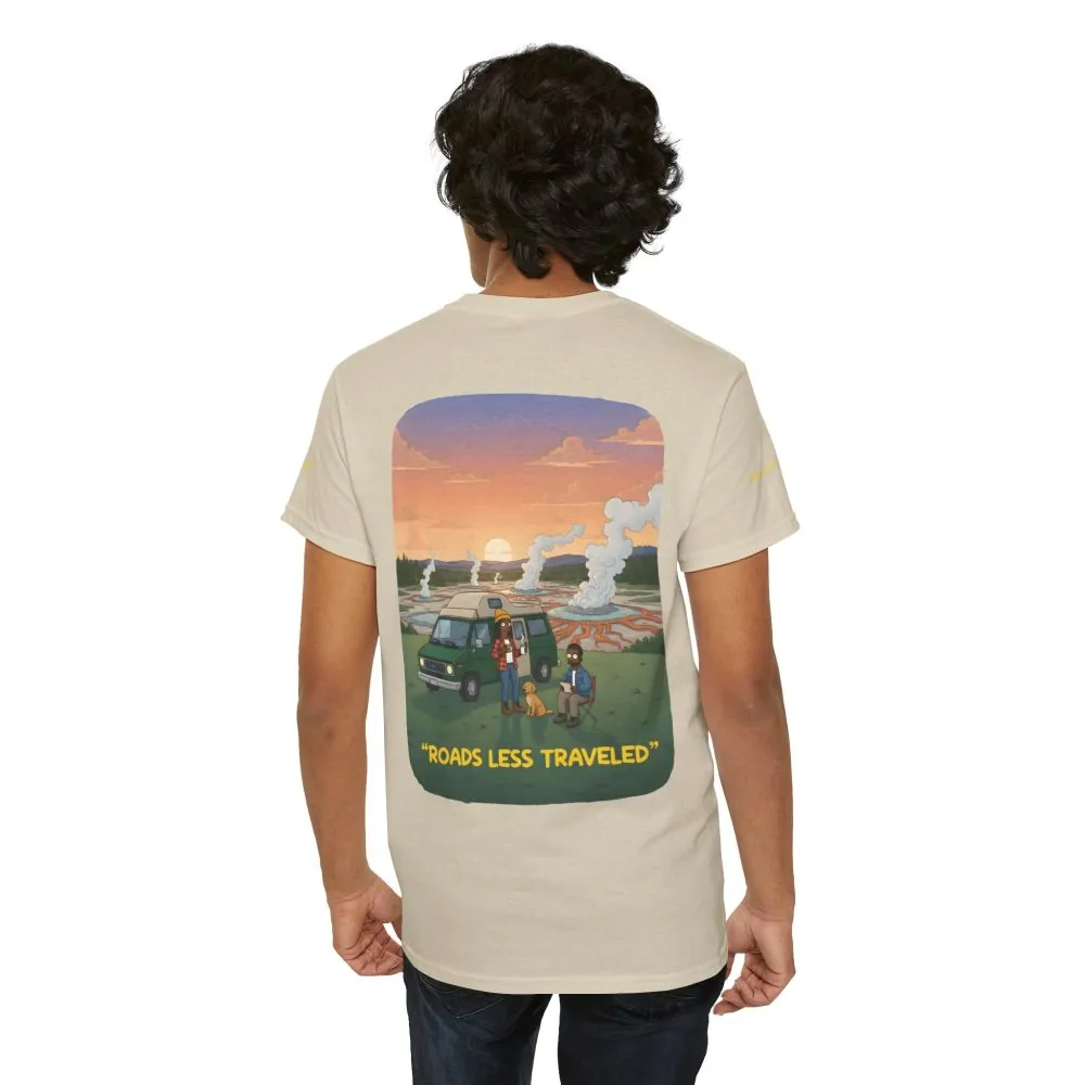 12531544622526079681_2048.jpeg Unisex Heavy Cotton Tee — "Roads Less Traveled" Design Sitcom-Line