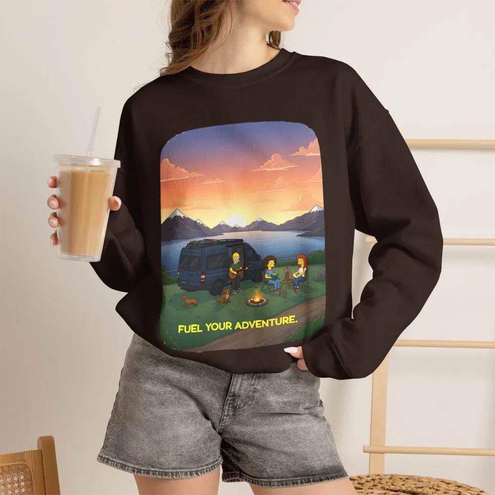 12554602520319215660_2048.jpeg Unisex Heavy Blend™ Crewneck Sweatshirt — "Fuel Your Adventure" Design Sitcom-Line