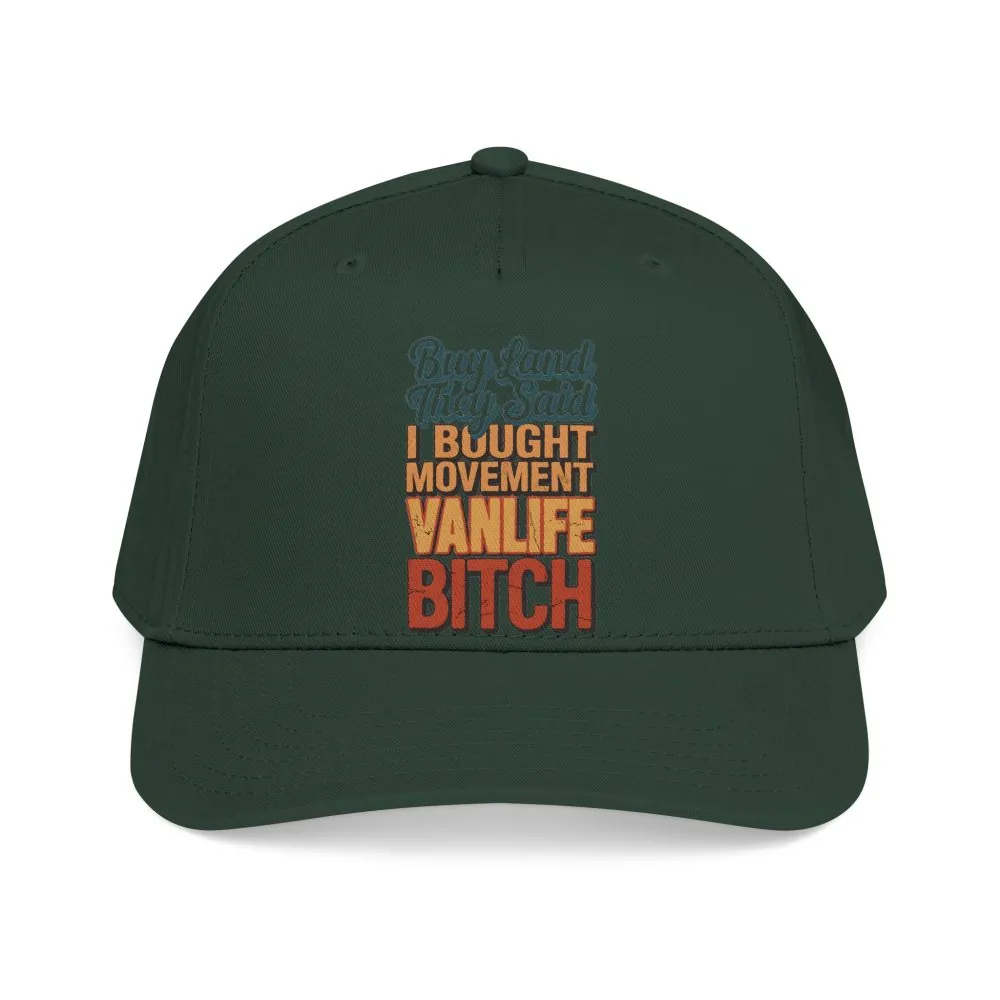 Baseball Cap - "Buy Land They Said" Design F**K-Line