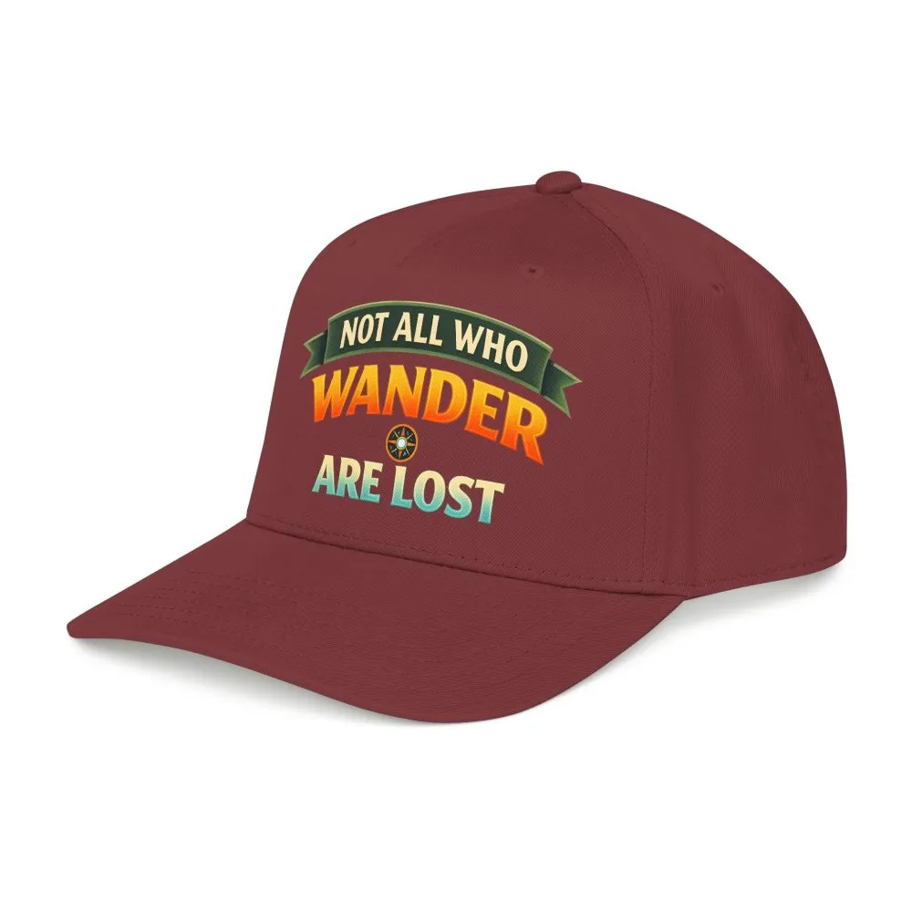 12579998001036835788_2048.jpeg Baseball Cap - "Not All Who Wander Are Lost" Design Scenic-Line