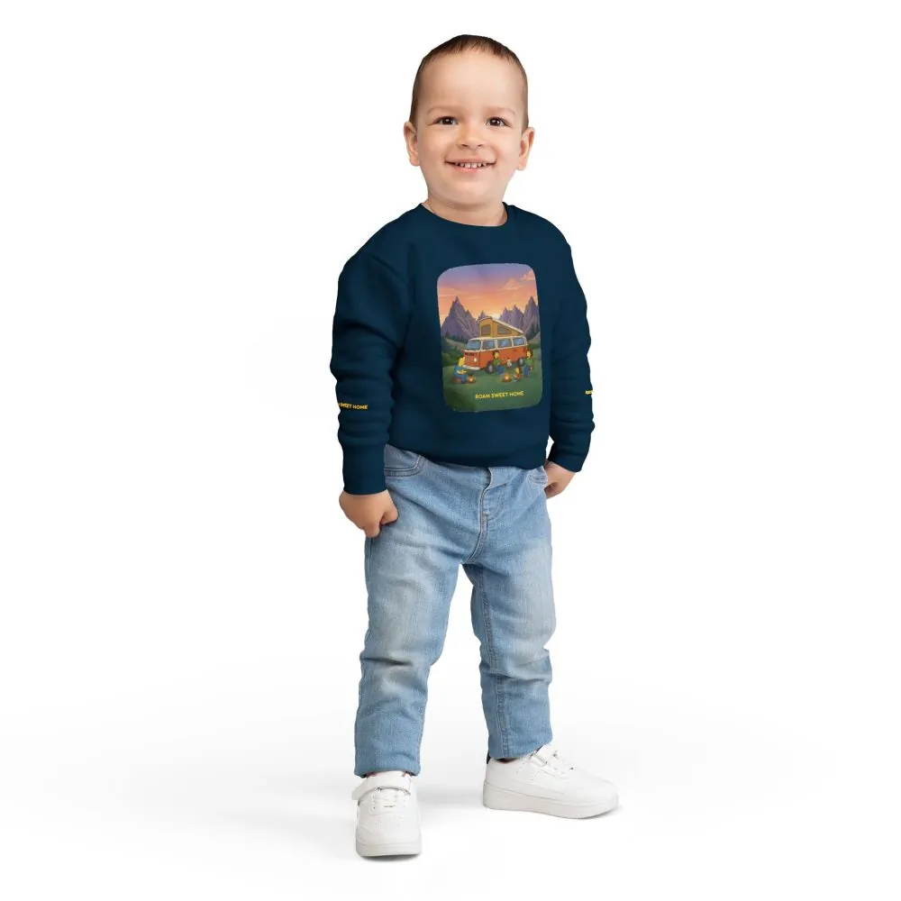1261544506976795015_2048.jpeg Toddler Sweatshirt - "Roam Sweet Home" (Design Sitcom-Line)