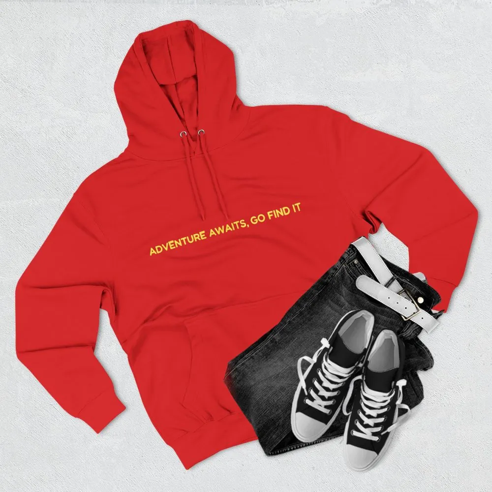 1263376519034427995_2048.jpeg Three-Panel Fleece Hoodie - "Adventure Awaits-Go Find It"" Design Sitcom-Line