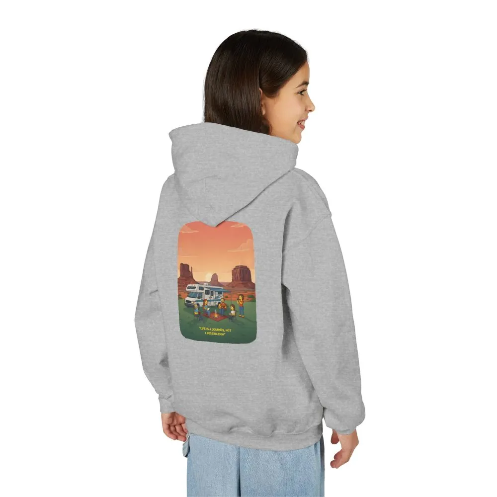 12645390669881265647_2048.jpeg Youth Hoodie(Gildan) – "Life Is A Journey-Not A Destination" (Design Sitcom-Line)