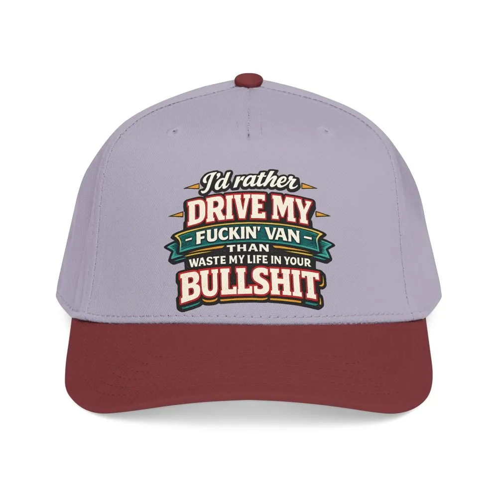 Baseball Cap - "I´d Rather Drive My Fucking Van" Design F**K-Line