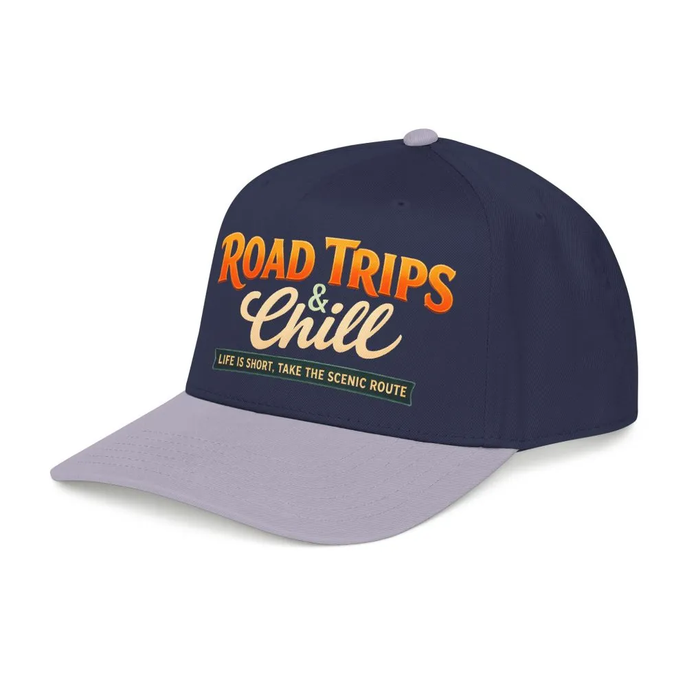 12663181511459267735_2048.jpeg Baseball Cap - "Road Trips And Chill" Design Scenic-Line