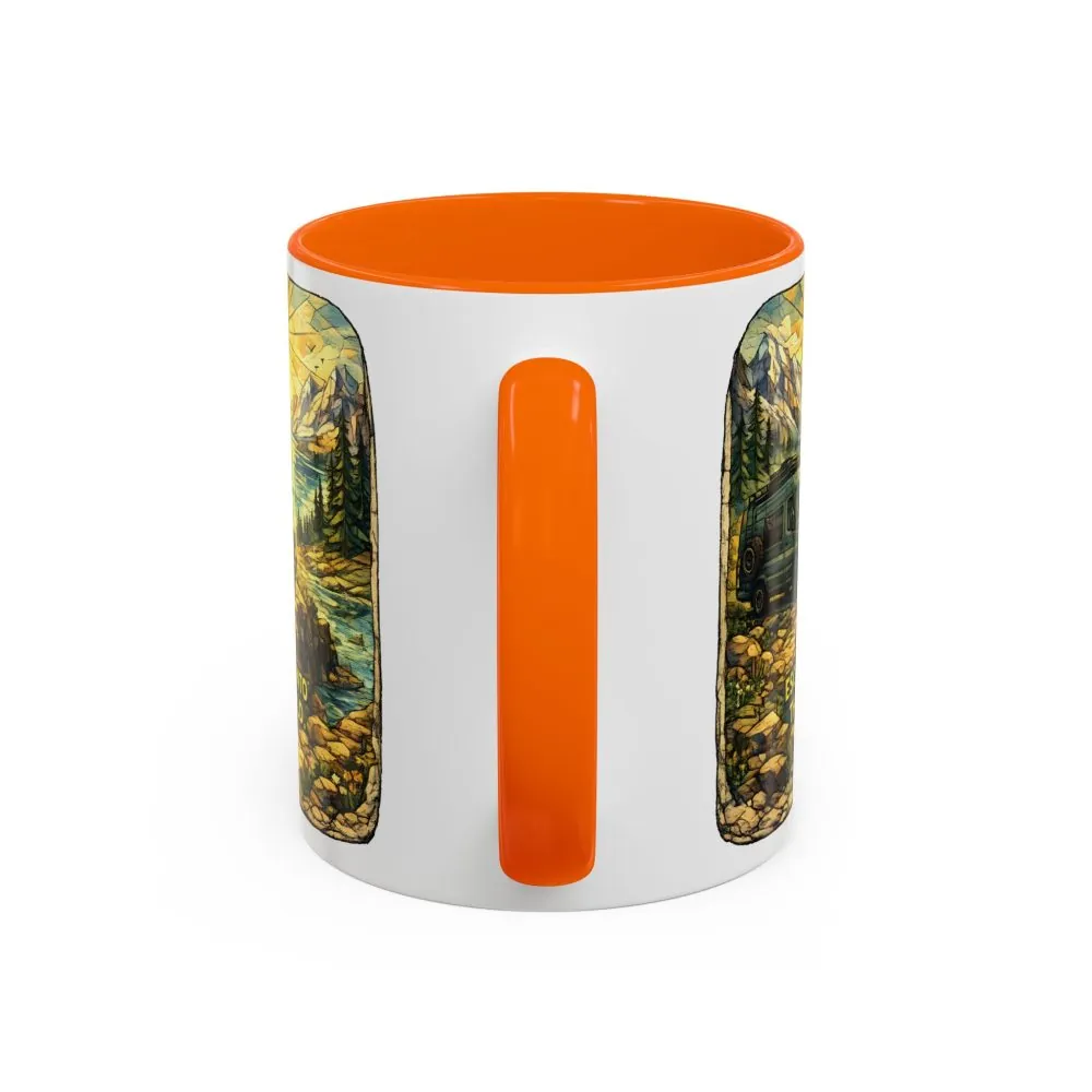 12664700024557135134_2048.jpeg Accent Coffee Mug (11, 15oz) — "Escape Into The Wild" Design Cubic-Line