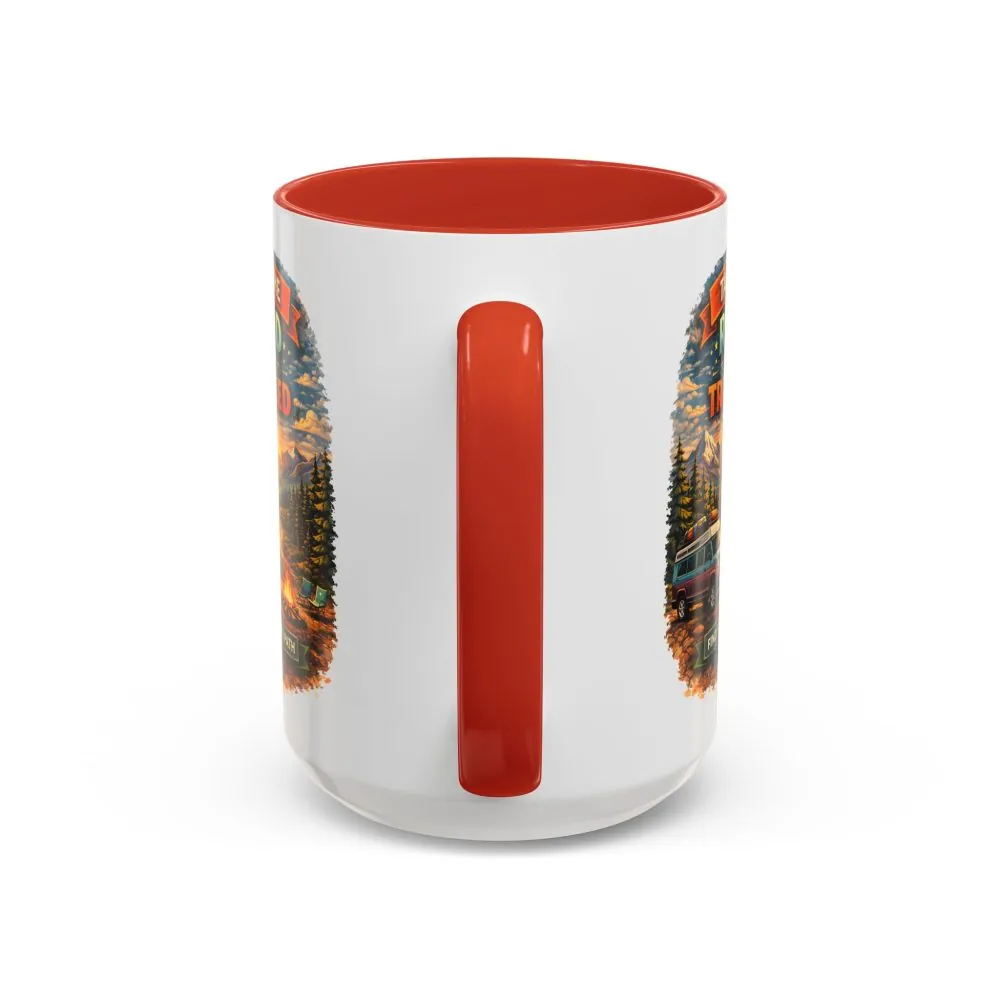12668070411482044206_2048.jpeg Accent Coffee Mug (11, 15oz) — "Take The Road Less Traveled" Design Scenic-Line