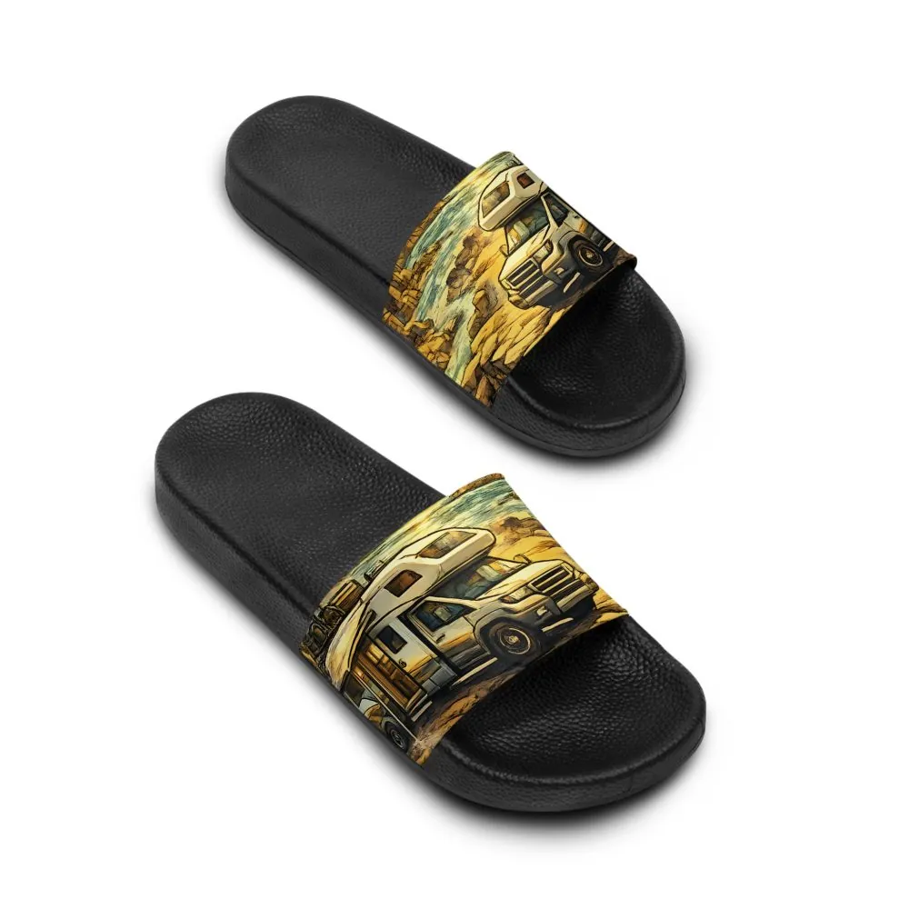 12679472494273783778_2048.jpeg Women's Slide Sandals - Ford Camper Slides (Cubic-Line)