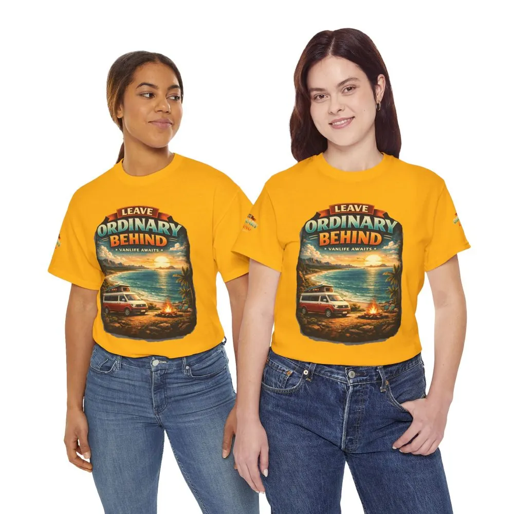 12688120631668984458_2048.jpeg Unisex Heavy Cotton Tee — "Leave Ordinary Behind" Design Scenic-Line