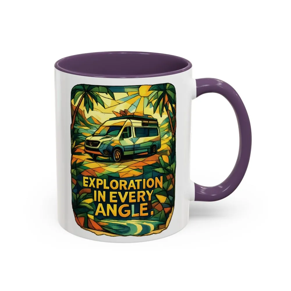 1269162720608180166_2048.jpeg Accent Coffee Mug (11, 15oz) — "Exploration In Every Angle" Design Cubic-Line