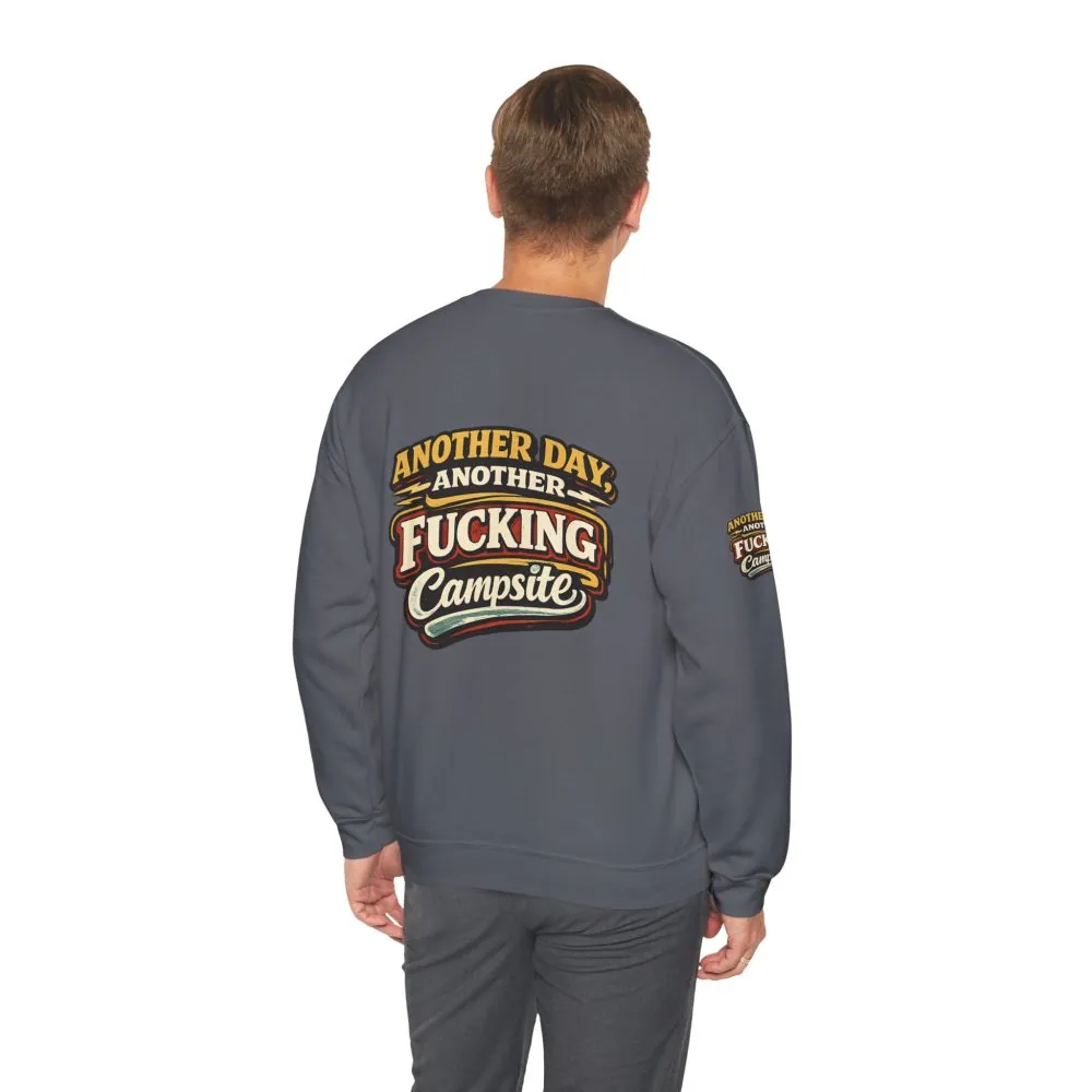 Unisex Heavy Blend™ Crewneck Sweatshirt — "Another Day" Design F**K-Line