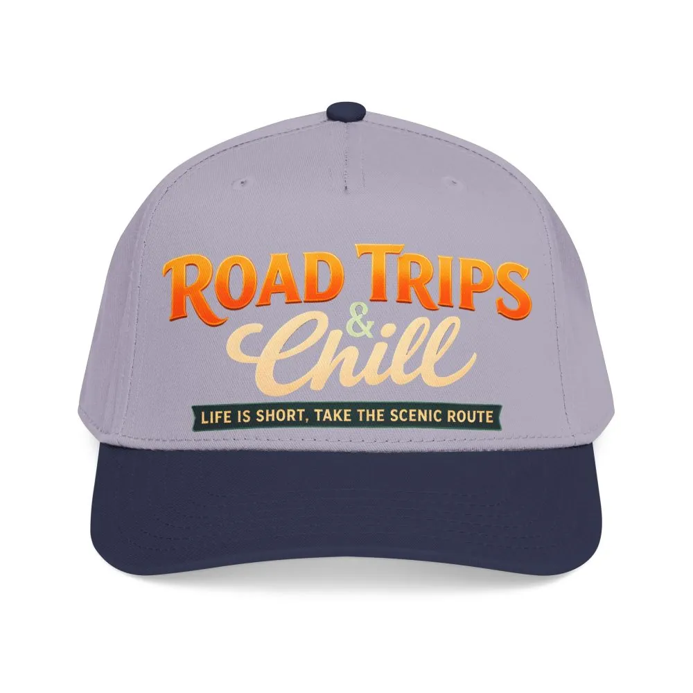 12726137382355794189_2048.jpeg Baseball Cap - "Road Trips And Chill" Design Scenic-Line