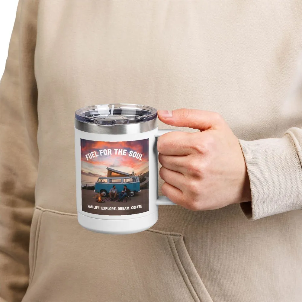Coffee Mug Tumbler, 15oz — "Fuel for the Soul"