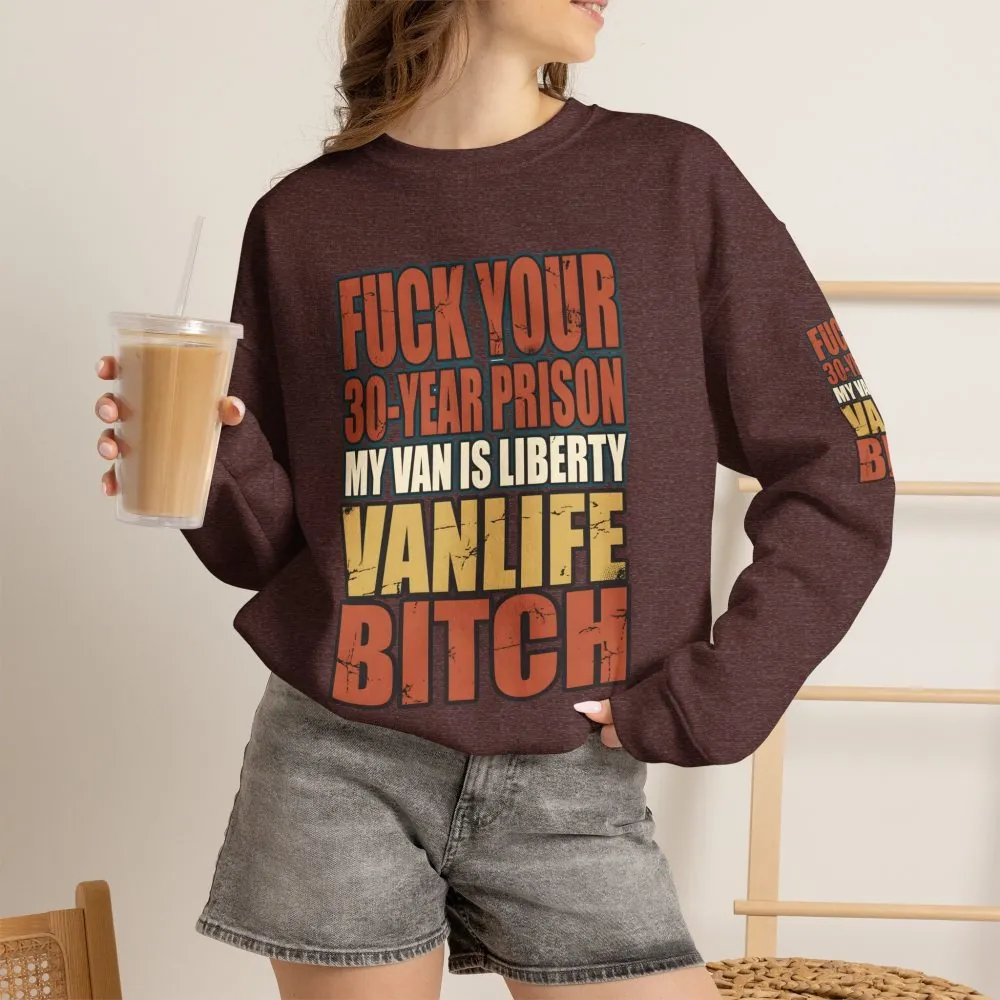 12772925018122397754_2048.jpeg Unisex Heavy Blend™ Crewneck Sweatshirt — "Fuck Your 30 Year" Design F**K-Line