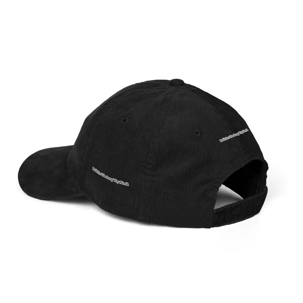 12819451426394245501_2048.jpeg Vintage Corduroy Cap (Embroidery) — "Built For The Long Way North" Embroidered Hat