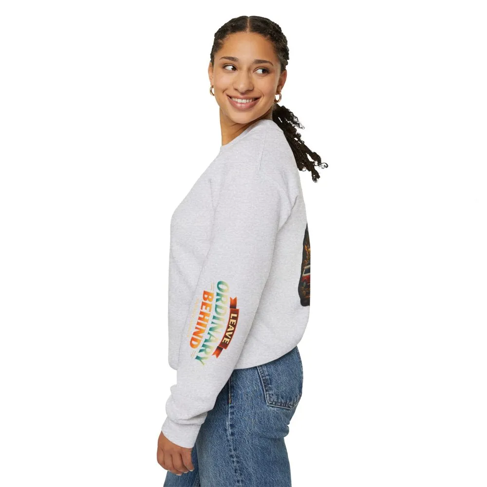 12845327702567111022_2048.jpeg Unisex Heavy Blend™ Crewneck Sweatshirt — "Leave Ordinary Behind" Design Scenic-Line