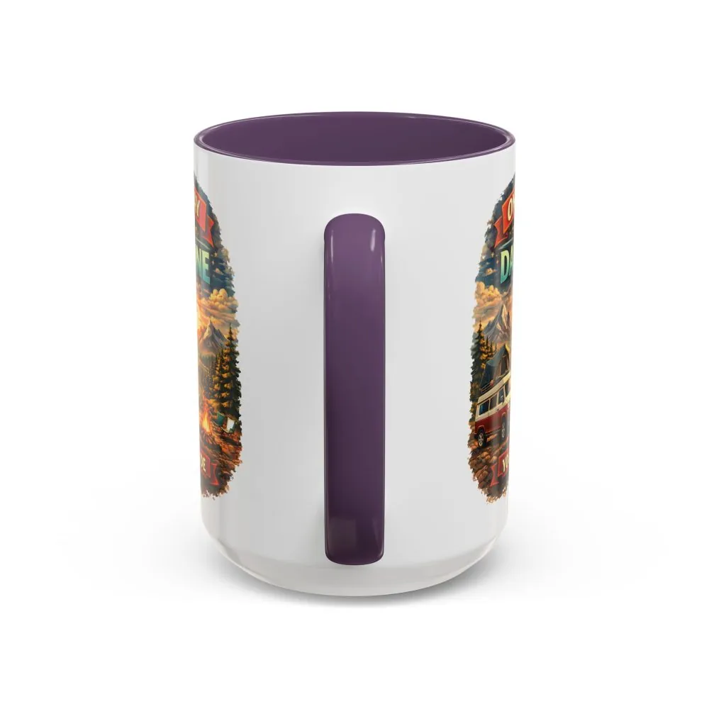 Accent Coffee Mug (11, 15oz) — "One Day Or Day One" Design Scenic-Line