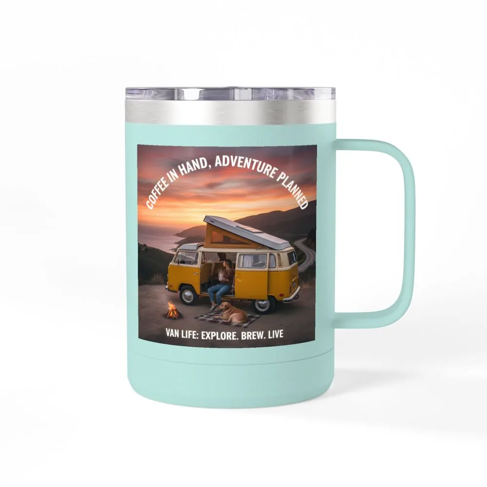 12857955878110777428_2048.jpeg Coffee Mug Tumbler, 15oz — "Coffee in Hand, Adventure Planned"