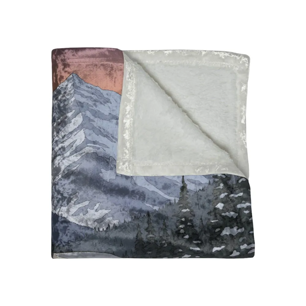 12879538880892713310_2048.jpeg Crushed Velvet Blanket —"Chase The Views-Not The Crowds" Design Sitcom-Line (Campervan)