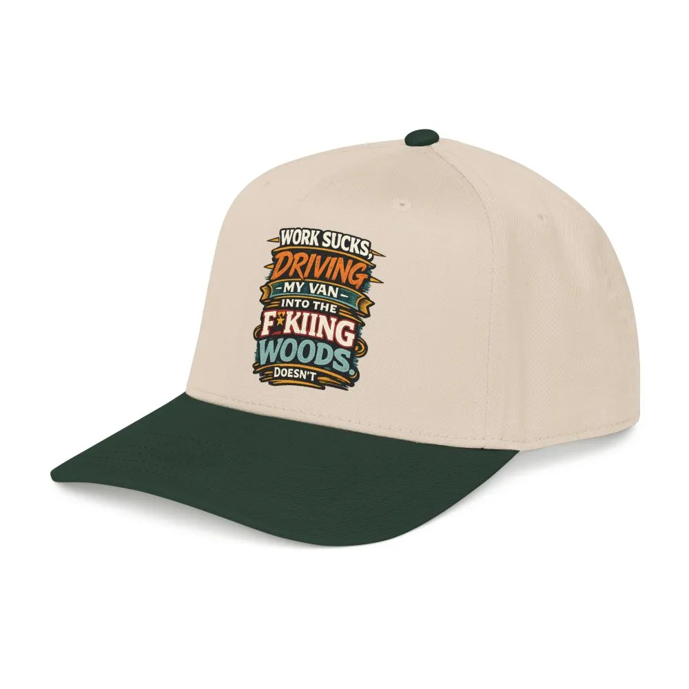 Baseball Cap - "Work Sucks" Design F**K-Line