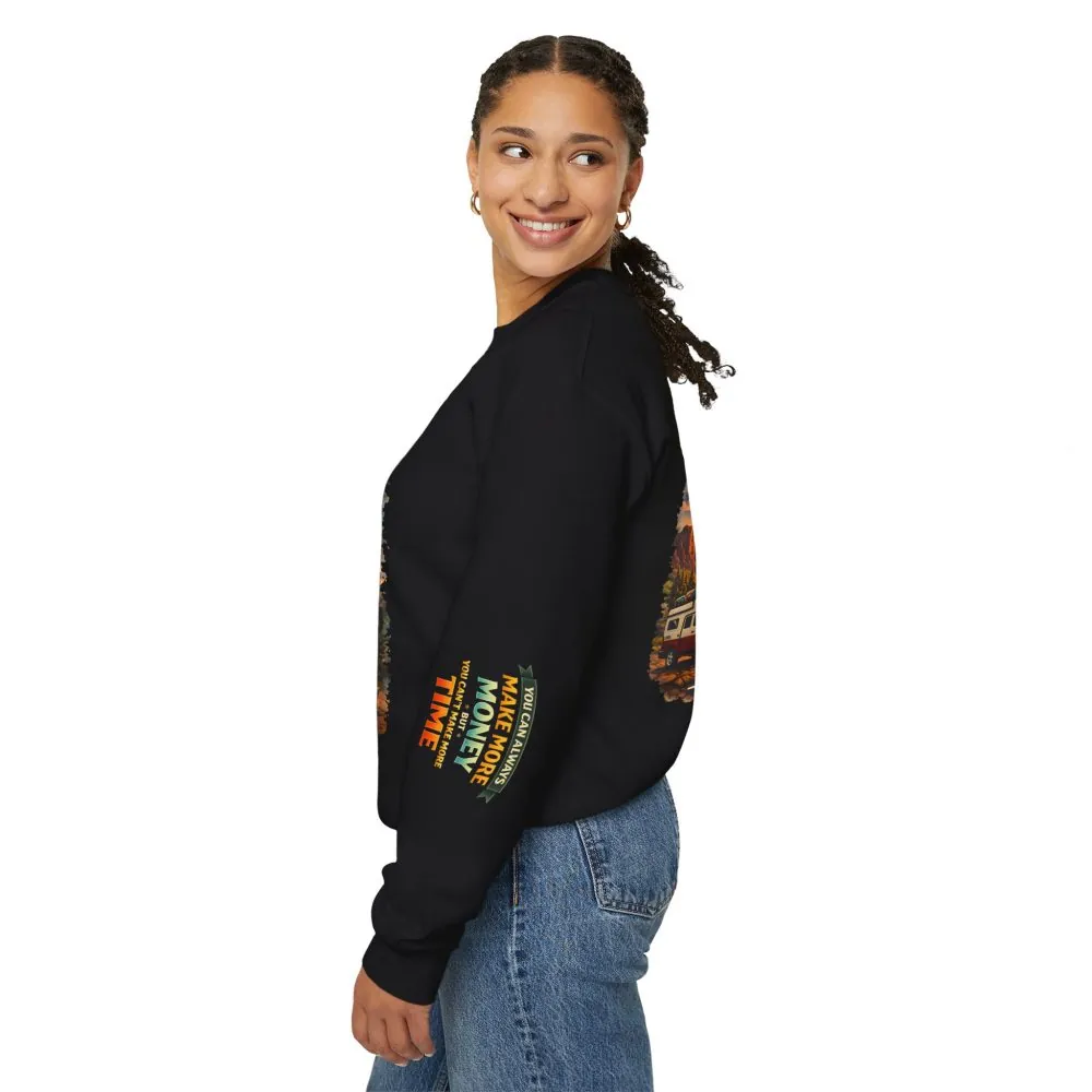 12911663785788889334_2048.jpeg Unisex Heavy Blend™ Crewneck Sweatshirt — "You Can Always Make More Money" Design Scenic-Line