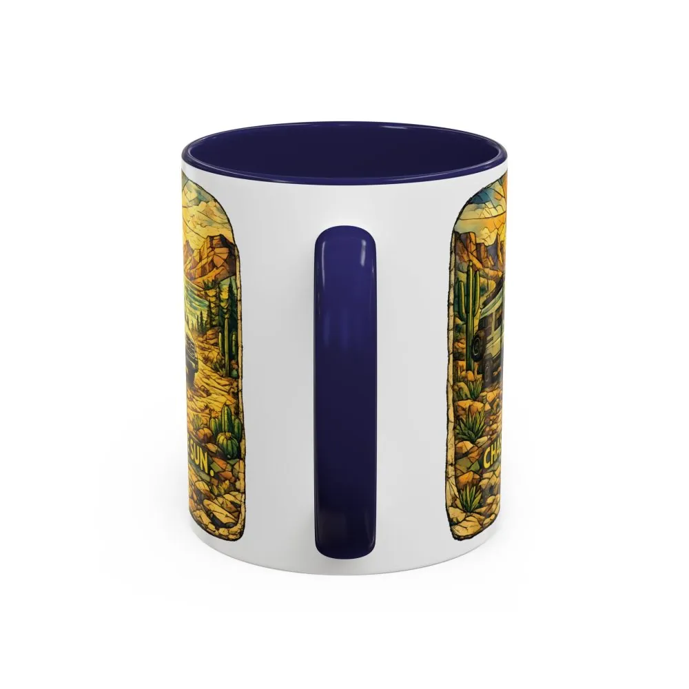 1291784979913310208_2048.jpeg Accent Coffee Mug (11, 15oz) — "Chase The Sun" Design Cubic-Line