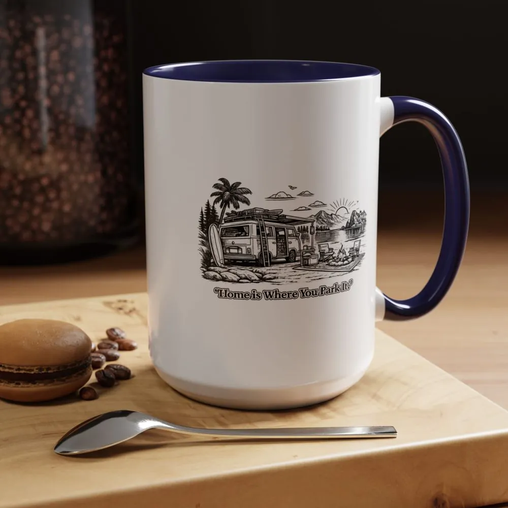 1292309266005401290_2048.jpeg Accent Coffee Mug (11, 15oz) — "Home Is Where You Park It" Design Minimal-Line