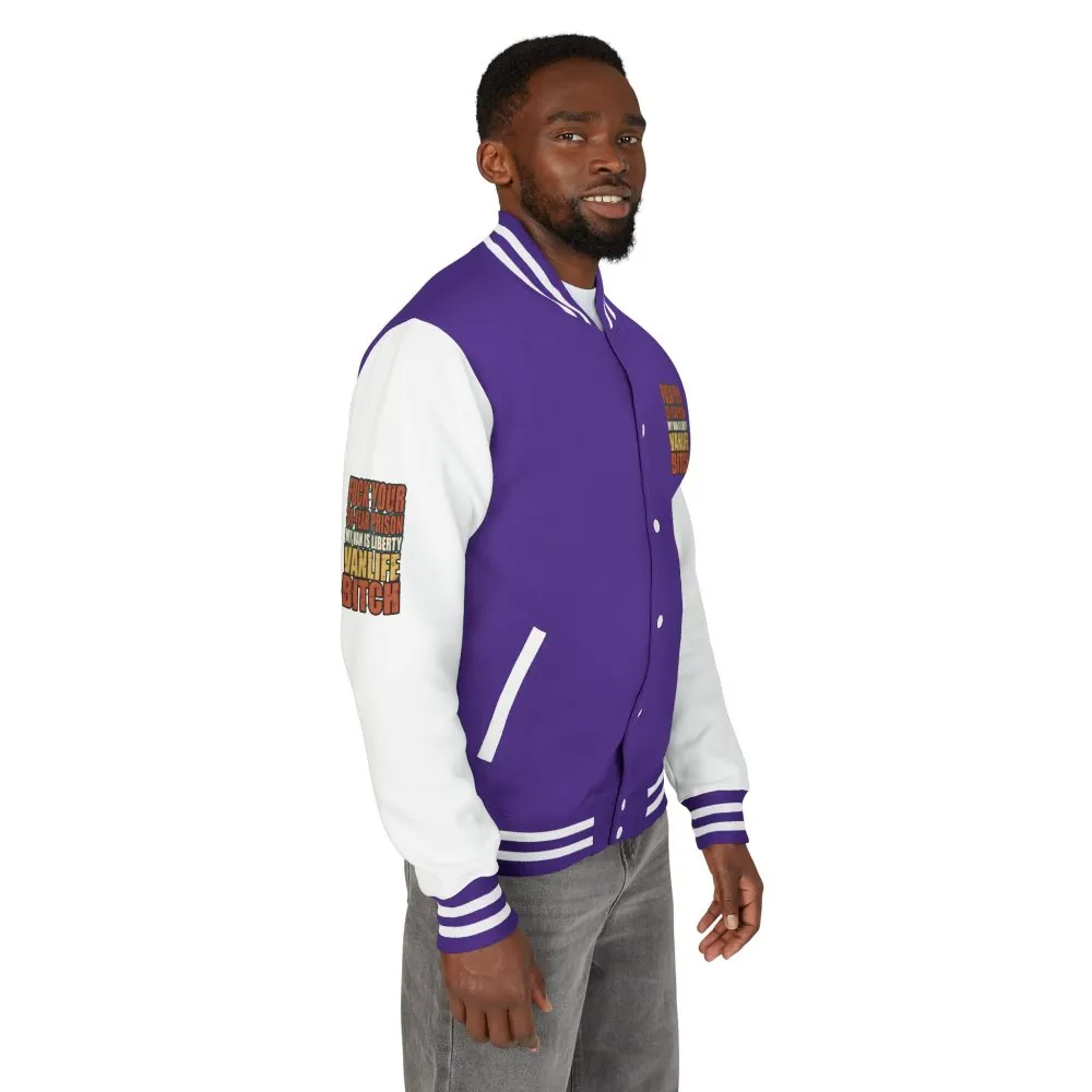 12939717782212803860_2048.jpeg Unisex Heavyweight Letterman Jacket — "Fuck Your 30 Year" Design F**K-Line