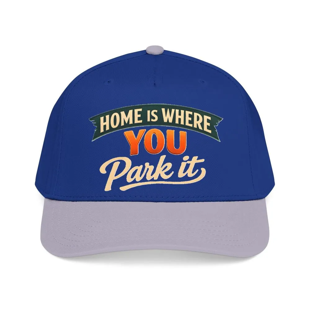 12941619187221728892_2048.jpeg Baseball Cap - "Home Is where You Park It" Design Scenic-Line