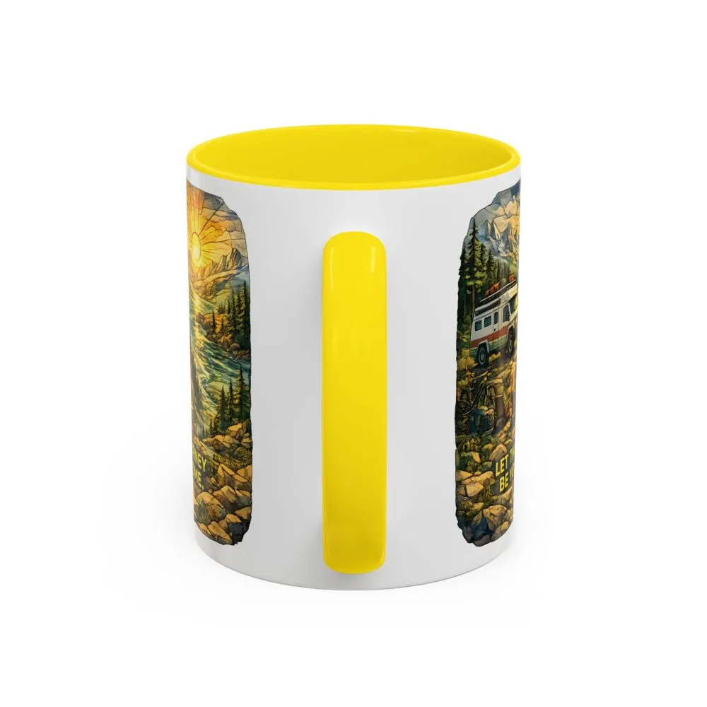 1294388499338278514_2048.jpeg Accent Coffee Mug (11, 15oz) — "Let The Journey Be Your Home" Design Cubic-Line