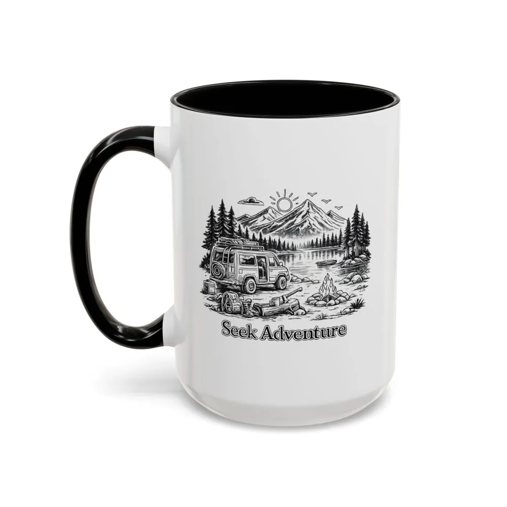 12949544236757631145_2048.jpeg Accent Coffee Mug (11, 15oz) — "Seek Adventure" Design Minimal-Line