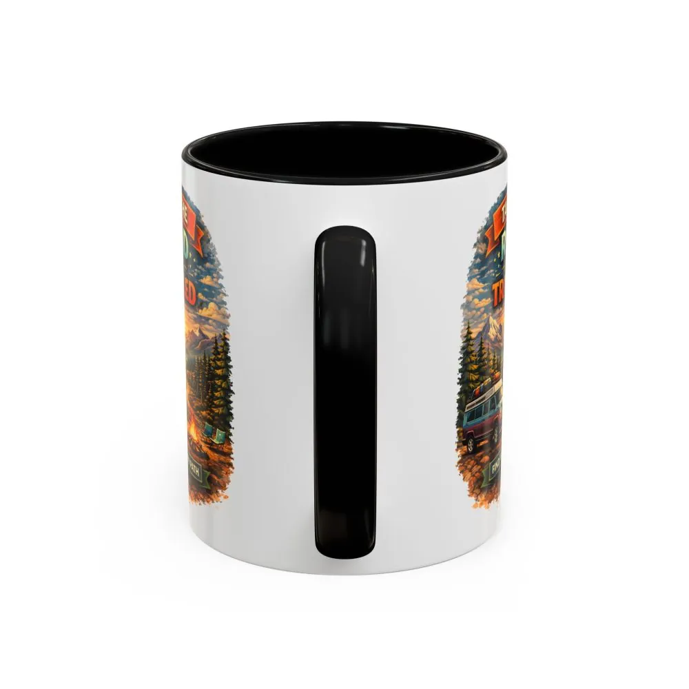 12971409506792018636_2048.jpeg Accent Coffee Mug (11, 15oz) — "Take The Road Less Traveled" Design Scenic-Line