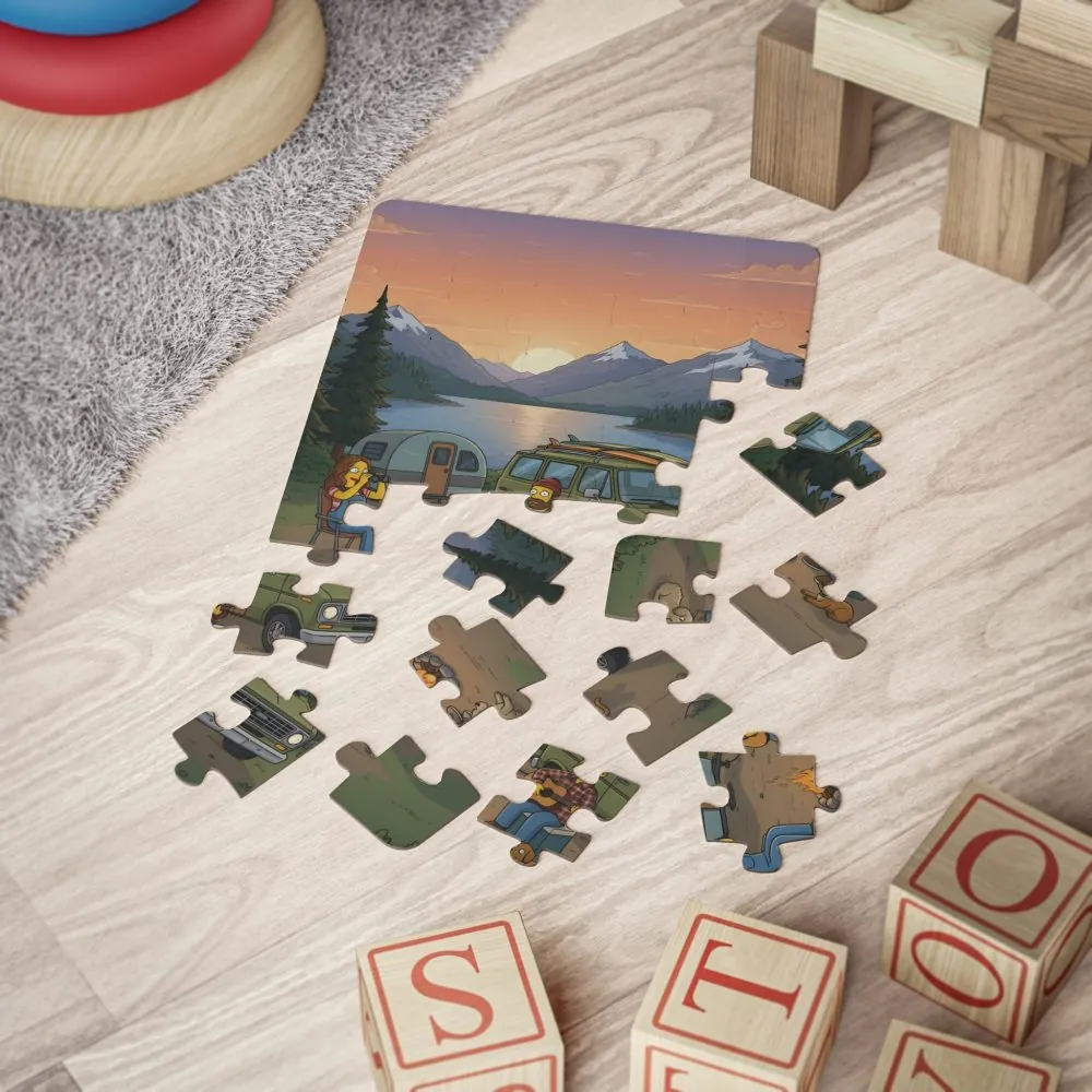 12981367788397535157_2048.jpeg Kids' 30‑Piece Camping Puzzle — Scenic Outdoors Jigsaw for Children