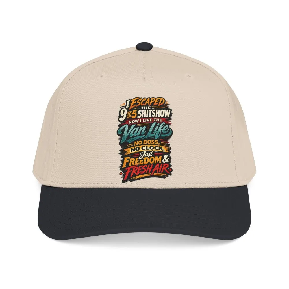1299934427887583780_2048.jpeg Baseball Cap - "I Escaped The 9 To 5" Design F**K-Line