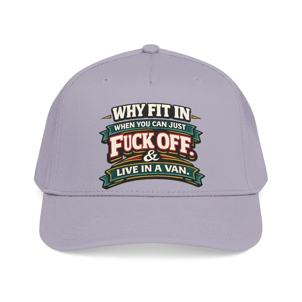 Baseball Cap - "Why Fit In" Design F**K-Line