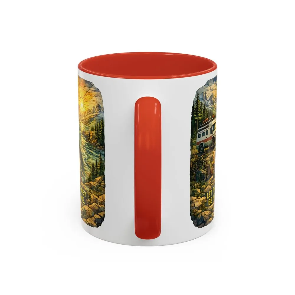 13034223152364437815_2048.jpeg Accent Coffee Mug (11, 15oz) — "Let The Journey Be Your Home" Design Cubic-Line