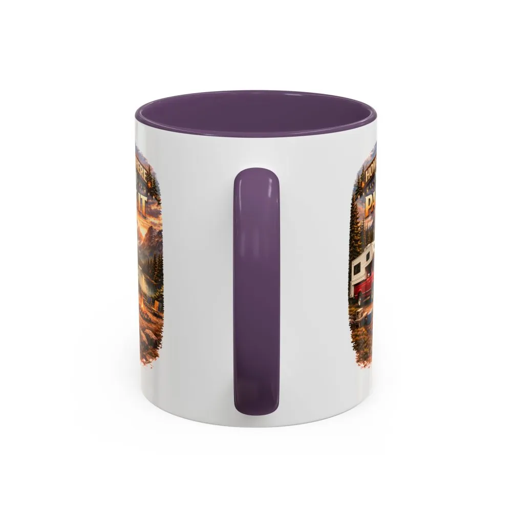 13079069310311492342_2048.jpeg Accent Coffee Mug (11, 15oz) — "Home Is Where You Park It" Design Scenic-Line