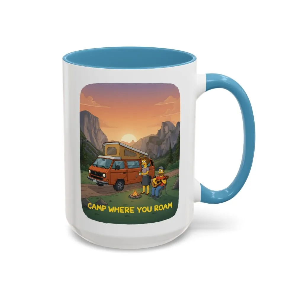 13105098045679288582_2048.jpeg Accent Coffee Mug (11, 15oz) — "Camp Where You Roam" Design Sitcom-Line